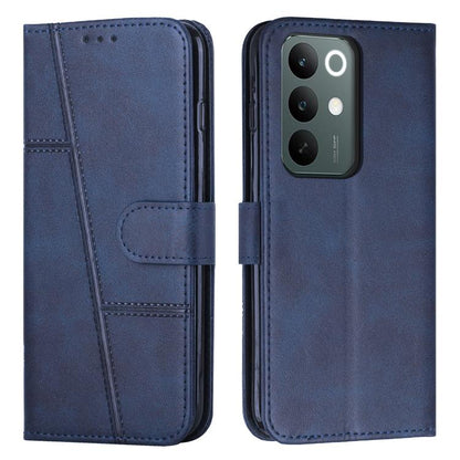 Stitching Calf Texture Buckle Leather Phone Case, For Realme 16T 5G, For Realme P4 Power 5G, For Realme 16 5G, For Realme 16 Pro+ 5G, For Realme 16 Pro 5G, For Realme C85 5G / 15x 5G India, For Realme C85 Pro 4G, For Realme 15T 5G                      ...