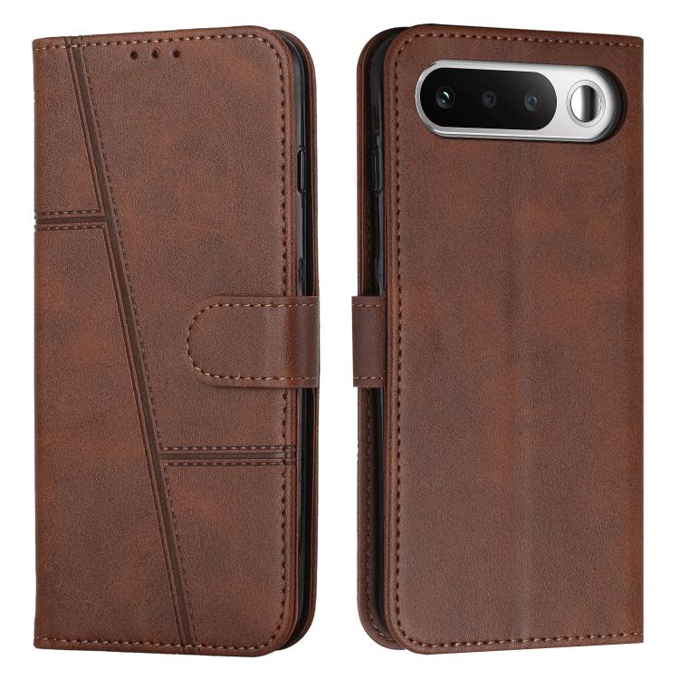 Stitching Calf Texture Buckle Leather Phone Case, For Realme 16T 5G, For Realme P4 Power 5G, For Realme 16 5G, For Realme 16 Pro+ 5G, For Realme 16 Pro 5G, For Realme C85 5G / 15x 5G India, For Realme C85 Pro 4G, For Realme 15T 5G                      ...