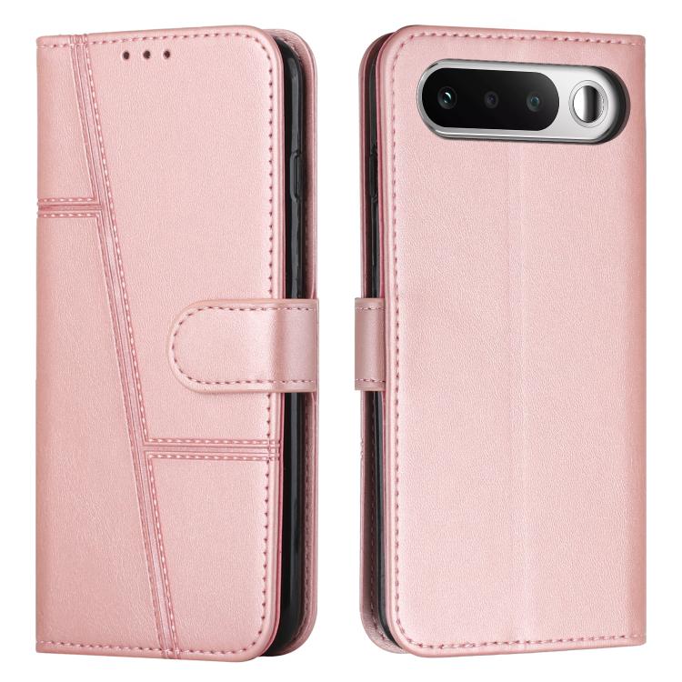 Stitching Calf Texture Buckle Leather Phone Case, For Realme 16T 5G, For Realme P4 Power 5G, For Realme 16 5G, For Realme 16 Pro+ 5G, For Realme 16 Pro 5G, For Realme C85 5G / 15x 5G India, For Realme C85 Pro 4G, For Realme 15T 5G                      ...