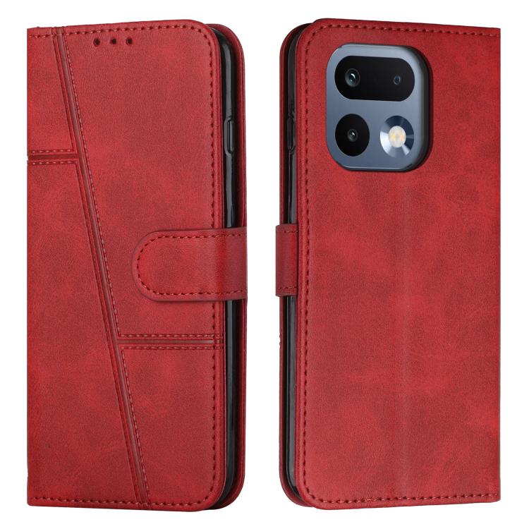 Stitching Calf Texture Buckle Leather Phone Case, For Realme 16T 5G, For Realme P4 Power 5G, For Realme 16 5G, For Realme 16 Pro+ 5G, For Realme 16 Pro 5G, For Realme C85 5G / 15x 5G India, For Realme C85 Pro 4G, For Realme 15T 5G                      ...
