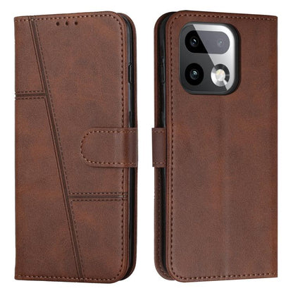 Stitching Calf Texture Buckle Leather Phone Case, For Realme 16T 5G, For Realme P4 Power 5G, For Realme 16 5G, For Realme 16 Pro+ 5G, For Realme 16 Pro 5G, For Realme C85 5G / 15x 5G India, For Realme C85 Pro 4G, For Realme 15T 5G                      ...