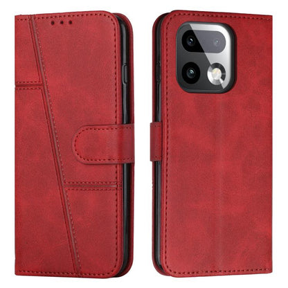 Stitching Calf Texture Buckle Leather Phone Case, For Realme 16T 5G, For Realme P4 Power 5G, For Realme 16 5G, For Realme 16 Pro+ 5G, For Realme 16 Pro 5G, For Realme C85 5G / 15x 5G India, For Realme C85 Pro 4G, For Realme 15T 5G                      ...