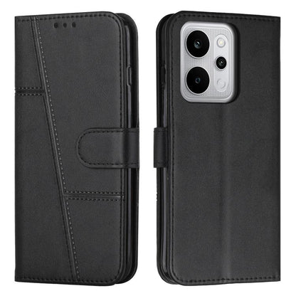 Stitching Calf Texture Buckle Leather Phone Case, For Realme 16T 5G, For Realme P4 Power 5G, For Realme 16 5G, For Realme 16 Pro+ 5G, For Realme 16 Pro 5G, For Realme C85 5G / 15x 5G India, For Realme C85 Pro 4G, For Realme 15T 5G                      ...