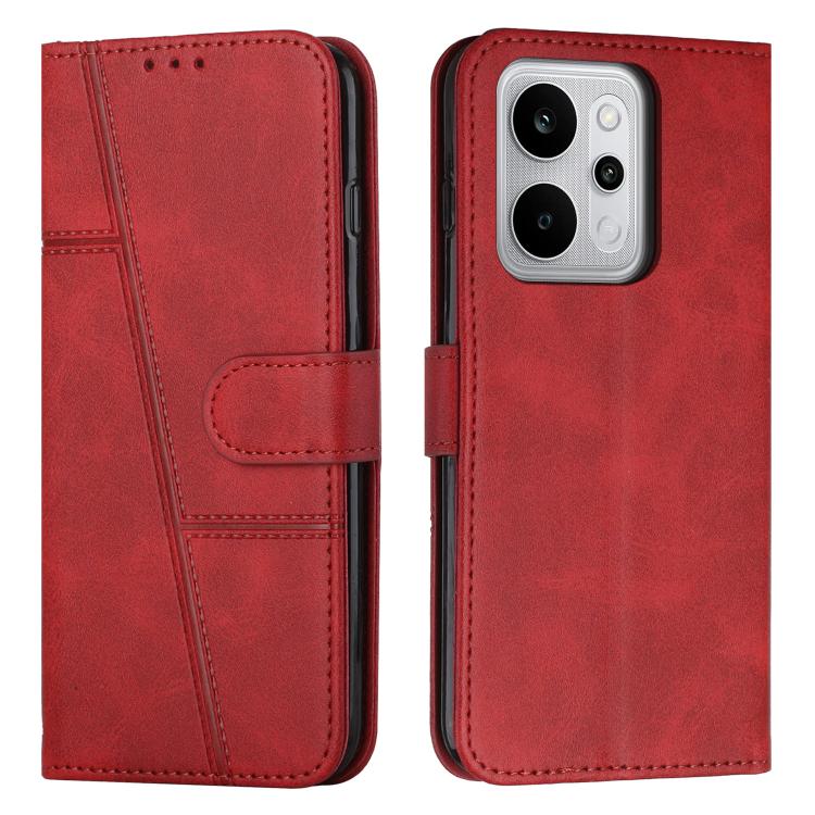 Stitching Calf Texture Buckle Leather Phone Case, For Realme 16T 5G, For Realme P4 Power 5G, For Realme 16 5G, For Realme 16 Pro+ 5G, For Realme 16 Pro 5G, For Realme C85 5G / 15x 5G India, For Realme C85 Pro 4G, For Realme 15T 5G                      ...