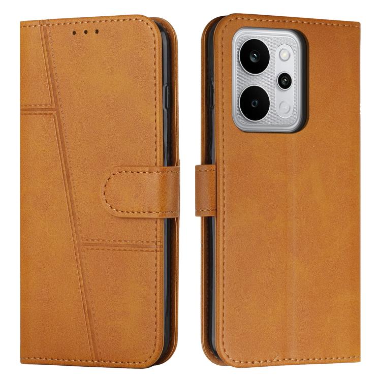 Stitching Calf Texture Buckle Leather Phone Case, For Realme 16T 5G, For Realme P4 Power 5G, For Realme 16 5G, For Realme 16 Pro+ 5G, For Realme 16 Pro 5G, For Realme C85 5G / 15x 5G India, For Realme C85 Pro 4G, For Realme 15T 5G                      ...