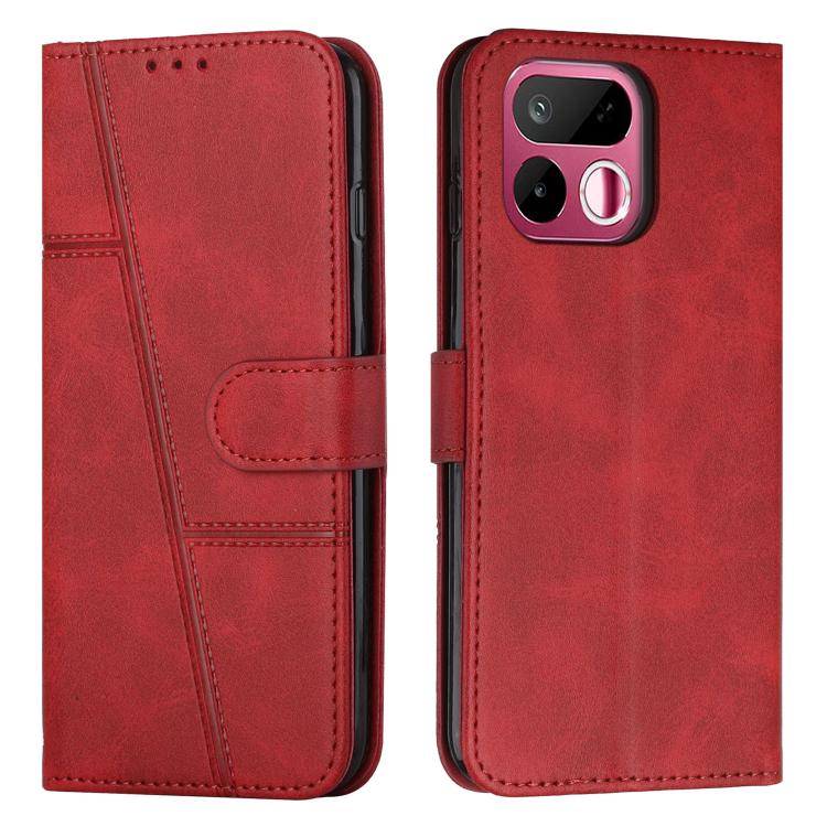 Stitching Calf Texture Buckle Leather Phone Case, For Realme 16T 5G, For Realme P4 Power 5G, For Realme 16 5G, For Realme 16 Pro+ 5G, For Realme 16 Pro 5G, For Realme C85 5G / 15x 5G India, For Realme C85 Pro 4G, For Realme 15T 5G                      ...