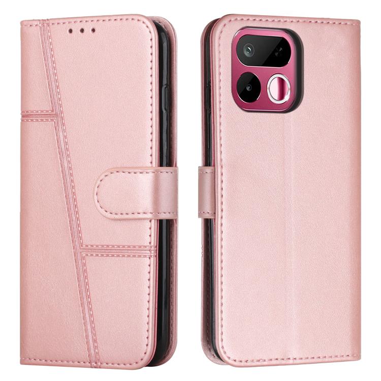 Stitching Calf Texture Buckle Leather Phone Case, For Realme 16T 5G, For Realme P4 Power 5G, For Realme 16 5G, For Realme 16 Pro+ 5G, For Realme 16 Pro 5G, For Realme C85 5G / 15x 5G India, For Realme C85 Pro 4G, For Realme 15T 5G                      ...