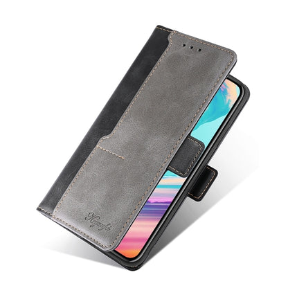Contrast Color Side Buckle Leather Phone Case, For Realme 11 Pro / 11 Pro+ 5G, For Realme C65 4G