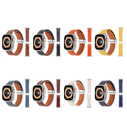 Magnetic Buckle Skin Feel Leather Watch Band, For Apple Watch Serie 6 40mm, For Apple Watch Serie 6 44mm, For Apple Watch Serie 5 44mm, For Apple Watch Serie 5 40mm, For Apple Watch Serie 4 44mm, For Apple Watch 42mm, For Apple Watch Serie 4 40mm������...