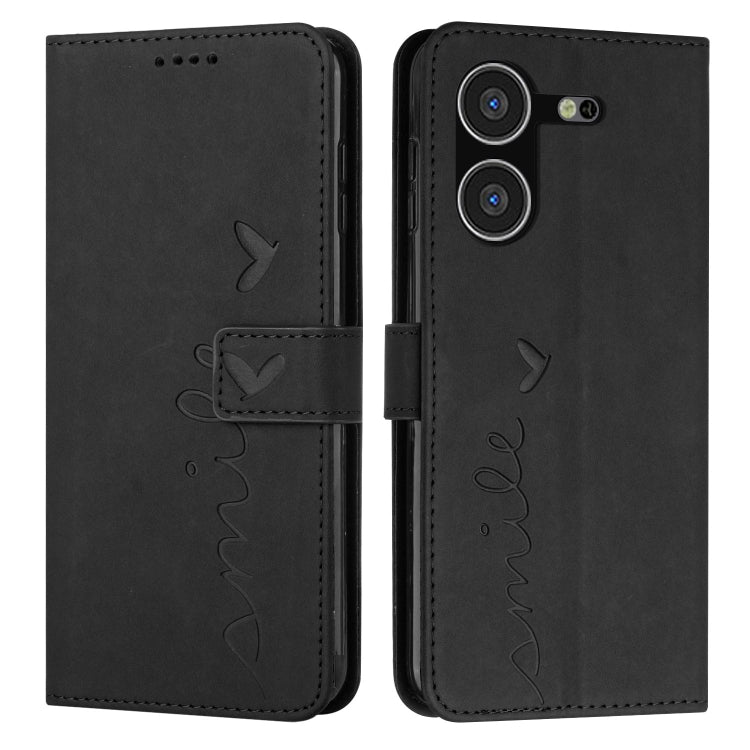 Skin Feel Heart Pattern Leather Phone Case, For Tecno Pova Neo 3, For Tecno Camon 20 Premier, For Tecno Camon 20 Pro 5G, For Tecno Pova 5 4G, For Tecno Camon 20/Camon 20 Pro 4G