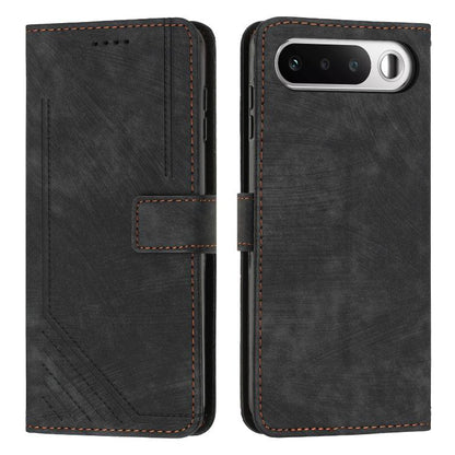 Skin Feel Stripe Pattern Leather Phone Case with Lanyard, For Realme 16T 5G, For Realme P4 Power 5G, For Realme 16 5G, For Realme 16 Pro+ 5G, For Realme 16 Pro 5G, For Realme C85 5G / 15x 5G India, For Realme C85 Pro 4G, For Realme 15T 5G              ...