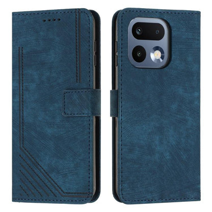 Skin Feel Stripe Pattern Leather Phone Case with Lanyard, For Realme 16T 5G, For Realme P4 Power 5G, For Realme 16 5G, For Realme 16 Pro+ 5G, For Realme 16 Pro 5G, For Realme C85 5G / 15x 5G India, For Realme C85 Pro 4G, For Realme 15T 5G              ...