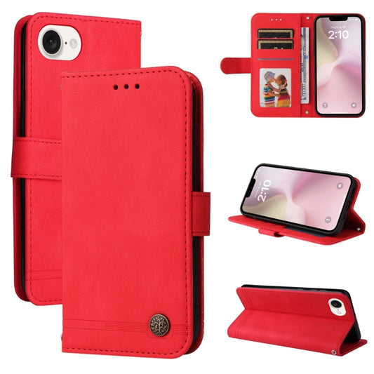 Skin Feel Life Tree Leather Phone Case, For iPhone 17e / 16e, For iPhone 17 Pro Max, For iPhone 17 Pro, For iPhone 17, For iPhone Air, For iPhone 16 Pro Max, For iPhone 16 Pro, For iPhone 16 Plus, For iPhone 16, For iPhone 15 Pro Max, For iPhone 15 Pro...