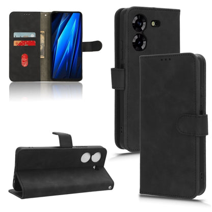 Skin Feel Magnetic Flip Leather Phone Case