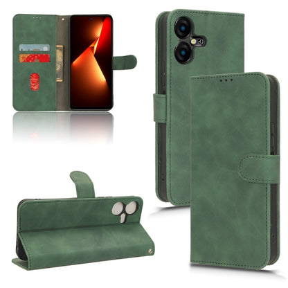 Skin Feel Magnetic Flip Leather Phone Case
