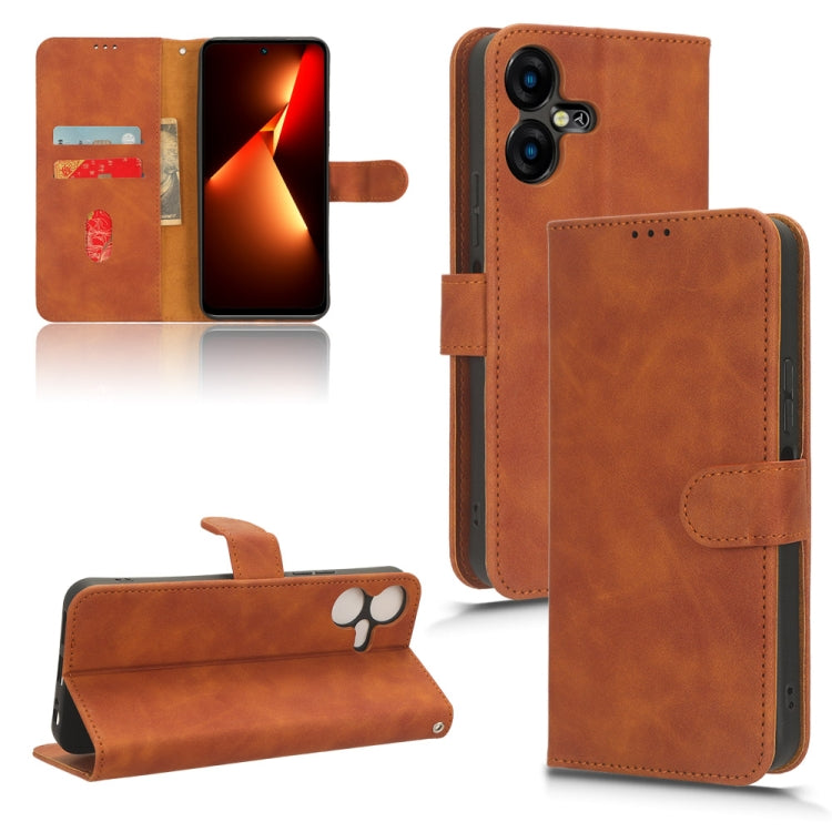 Skin Feel Magnetic Flip Leather Phone Case, For Tecno Spark Go 2025 / Spark Go 1, For Tecno Pop 9, For Tecno Spark Go 5G, For Tecno Camon 30S Pro, For Tecno Pova 6 Neo, For Tecno Camon 30 4G, For Tecno Spark 20 Pro, For Tecno Spark 20, For Tecno Pop 8 ...