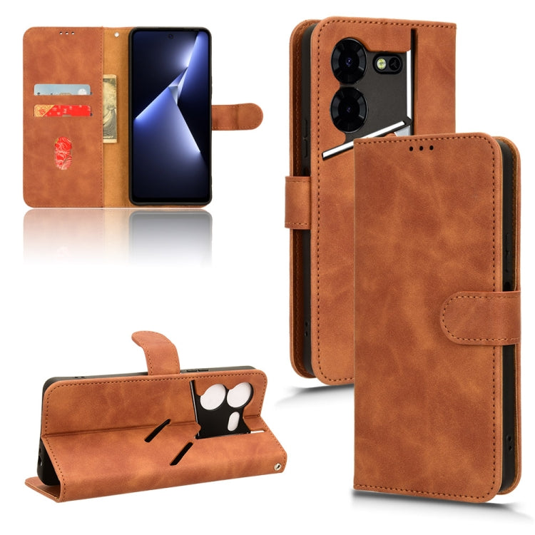 Skin Feel Magnetic Flip Leather Phone Case, For Tecno Spark Go 2025 / Spark Go 1, For Tecno Pop 9, For Tecno Spark Go 5G, For Tecno Camon 30S Pro, For Tecno Pova 6 Neo, For Tecno Camon 30 4G, For Tecno Spark 20 Pro, For Tecno Spark 20, For Tecno Pop 8 ...