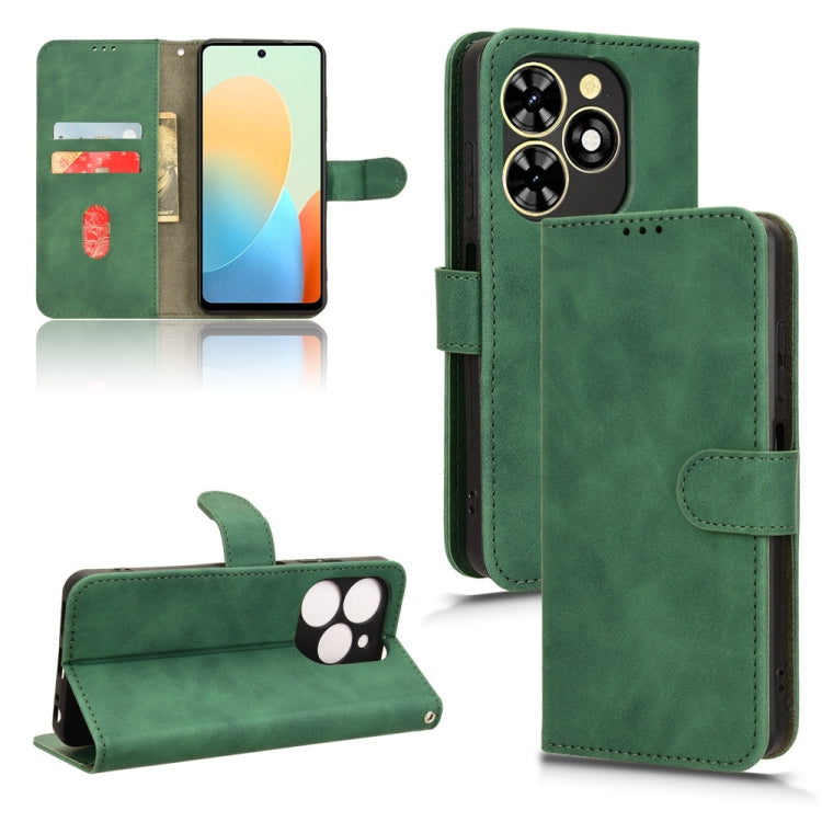 Skin Feel Magnetic Flip Leather Phone Case, For Tecno Spark Go 2025 / Spark Go 1, For Tecno Pop 9, For Tecno Spark Go 5G, For Tecno Camon 30S Pro, For Tecno Pova 6 Neo, For Tecno Camon 30 4G, For Tecno Spark 20 Pro, For Tecno Spark 20, For Tecno Pop 8 ...