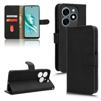 Skin Feel Magnetic Flip Leather Phone Case, For Tecno Spark Go 2025 / Spark Go 1, For Tecno Pop 9, For Tecno Spark Go 5G, For Tecno Camon 30S Pro, For Tecno Pova 6 Neo, For Tecno Camon 30 4G, For Tecno Spark 20 Pro, For Tecno Spark 20, For Tecno Pop 8 ...
