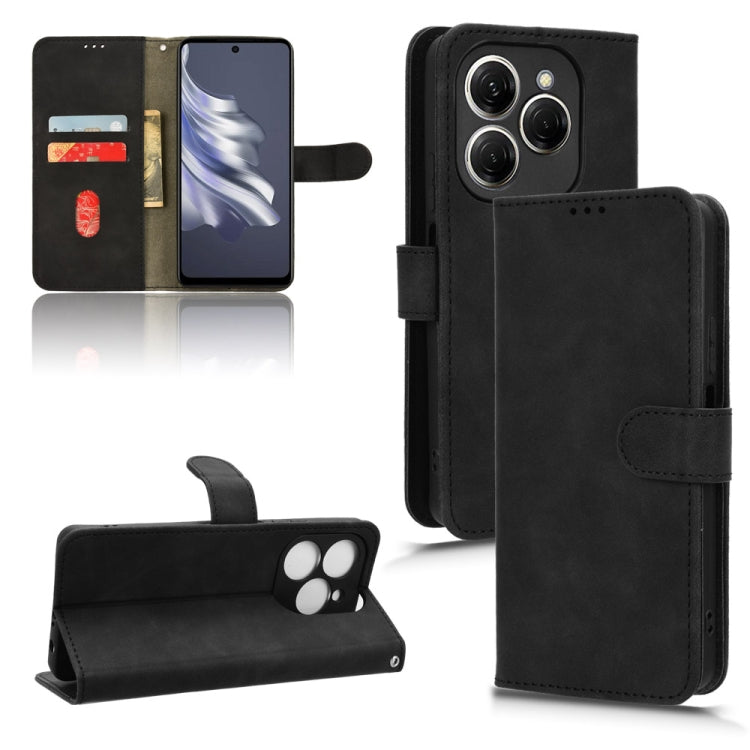 Skin Feel Magnetic Flip Leather Phone Case, For Tecno Spark Go 2025 / Spark Go 1, For Tecno Pop 9, For Tecno Spark Go 5G, For Tecno Camon 30S Pro, For Tecno Pova 6 Neo, For Tecno Camon 30 4G, For Tecno Spark 20 Pro, For Tecno Spark 20, For Tecno Pop 8 ...