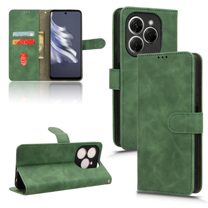 Skin Feel Magnetic Flip Leather Phone Case, For Tecno Spark Go 2025 / Spark Go 1, For Tecno Pop 9, For Tecno Spark Go 5G, For Tecno Camon 30S Pro, For Tecno Pova 6 Neo, For Tecno Camon 30 4G, For Tecno Spark 20 Pro, For Tecno Spark 20, For Tecno Pop 8 ...