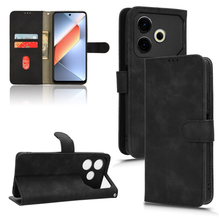 Skin Feel Magnetic Flip Leather Phone Case, For Tecno Spark Go 2025 / Spark Go 1, For Tecno Pop 9, For Tecno Spark Go 5G, For Tecno Camon 30S Pro, For Tecno Pova 6 Neo, For Tecno Camon 30 4G, For Tecno Spark 20 Pro, For Tecno Spark 20, For Tecno Pop 8 ...