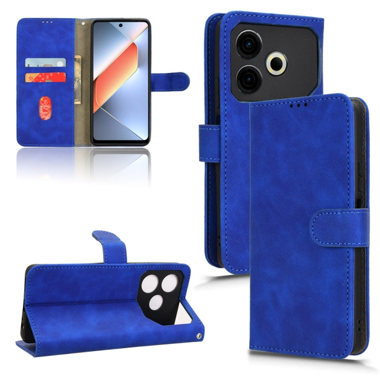 Skin Feel Magnetic Flip Leather Phone Case, For Tecno Spark Go 2025 / Spark Go 1, For Tecno Pop 9, For Tecno Spark Go 5G, For Tecno Camon 30S Pro, For Tecno Pova 6 Neo, For Tecno Camon 30 4G, For Tecno Spark 20 Pro, For Tecno Spark 20, For Tecno Pop 8 ...