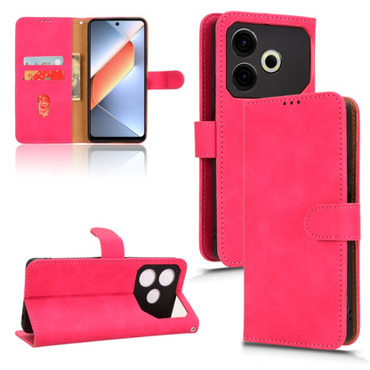 Skin Feel Magnetic Flip Leather Phone Case, For Tecno Spark Go 2025 / Spark Go 1, For Tecno Pop 9, For Tecno Spark Go 5G, For Tecno Camon 30S Pro, For Tecno Pova 6 Neo, For Tecno Camon 30 4G, For Tecno Spark 20 Pro, For Tecno Spark 20, For Tecno Pop 8 ...