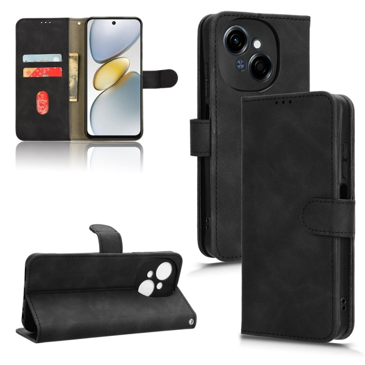 Skin Feel Magnetic Flip Leather Phone Case, For Tecno Spark Slim 5G, For Tecno Pova 7 Pro 5G, For Tecno Pova 7 5G, For Tecno Spark 40 Pro+, For Tecno Spark 40 Pro 4G, For Tecno Spark 40 4G, For Tecno Pova 7 Ultra 5G, For Tecno Spark Go 2 4G            ...