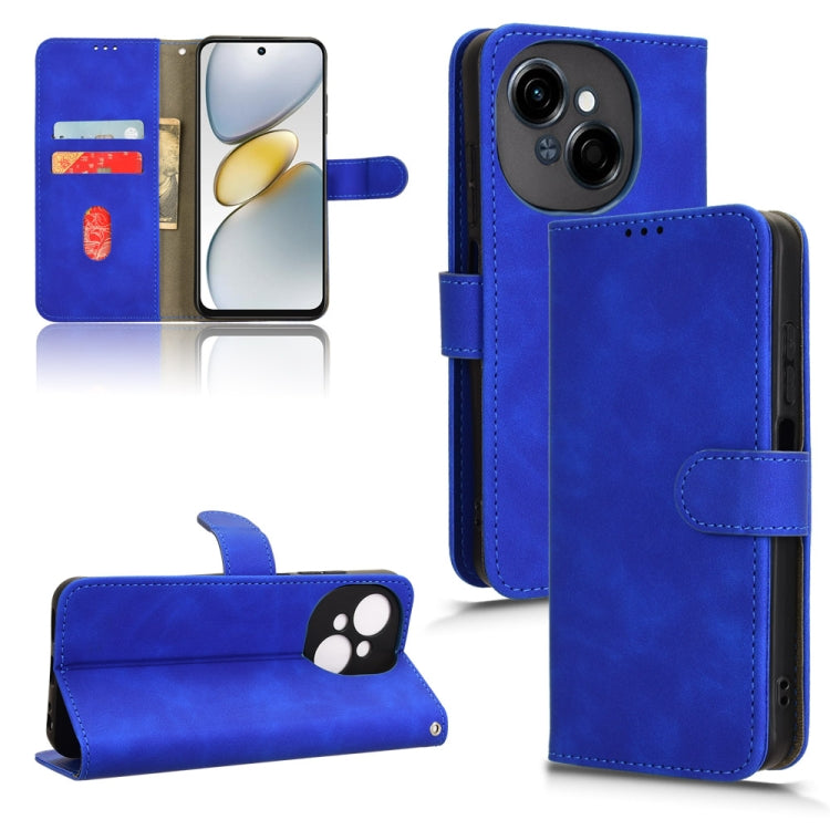 Skin Feel Magnetic Flip Leather Phone Case, For Tecno Spark Go 2025 / Spark Go 1, For Tecno Pop 9, For Tecno Spark Go 5G, For Tecno Camon 30S Pro, For Tecno Pova 6 Neo, For Tecno Camon 30 4G, For Tecno Spark 20 Pro, For Tecno Spark 20, For Tecno Pop 8 ...