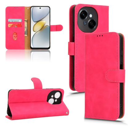 Skin Feel Magnetic Flip Leather Phone Case, For Tecno Spark Go 2025 / Spark Go 1, For Tecno Pop 9, For Tecno Spark Go 5G, For Tecno Camon 30S Pro, For Tecno Pova 6 Neo, For Tecno Camon 30 4G, For Tecno Spark 20 Pro, For Tecno Spark 20, For Tecno Pop 8 ...