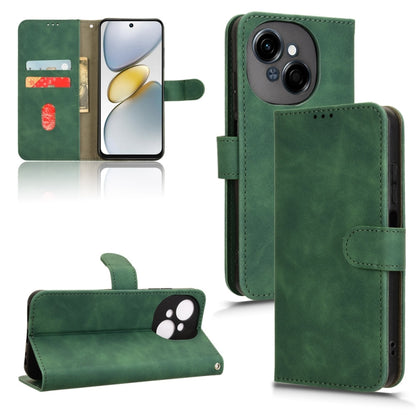 Skin Feel Magnetic Flip Leather Phone Case, For Tecno Spark Go 2025 / Spark Go 1, For Tecno Pop 9, For Tecno Spark Go 5G, For Tecno Camon 30S Pro, For Tecno Pova 6 Neo, For Tecno Camon 30 4G, For Tecno Spark 20 Pro, For Tecno Spark 20, For Tecno Pop 8 ...