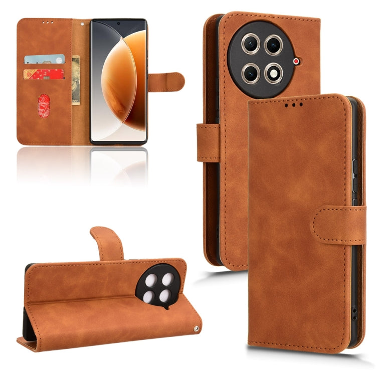 Skin Feel Magnetic Flip Leather Phone Case, For Tecno Spark Go 2025 / Spark Go 1, For Tecno Pop 9, For Tecno Spark Go 5G, For Tecno Camon 30S Pro, For Tecno Pova 6 Neo, For Tecno Camon 30 4G, For Tecno Spark 20 Pro, For Tecno Spark 20, For Tecno Pop 8 ...