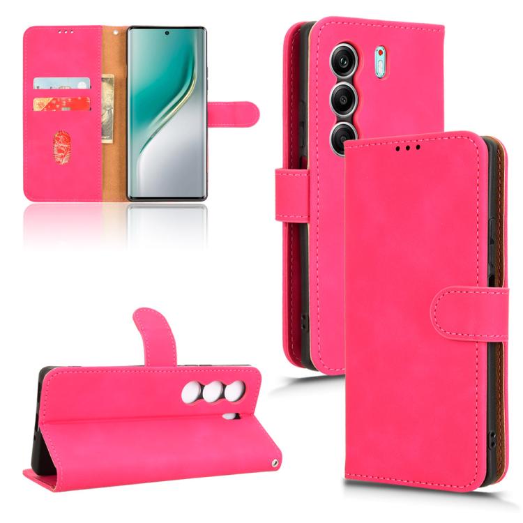 Skin Feel Magnetic Flip Leather Phone Case, For Tecno Spark Slim 5G, For Tecno Pova 7 Pro 5G, For Tecno Pova 7 5G, For Tecno Spark 40 Pro+, For Tecno Spark 40 Pro 4G, For Tecno Spark 40 4G, For Tecno Pova 7 Ultra 5G, For Tecno Spark Go 2 4G            ...