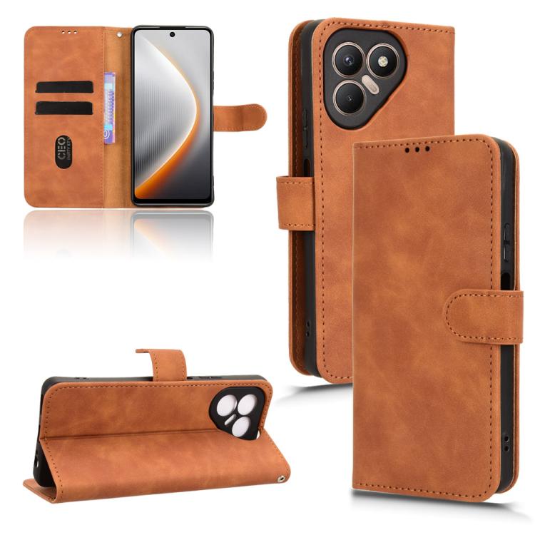 Skin Feel Magnetic Flip Leather Phone Case, For Tecno Spark Slim 5G, For Tecno Pova 7 Pro 5G, For Tecno Pova 7 5G, For Tecno Spark 40 Pro+, For Tecno Spark 40 Pro 4G, For Tecno Spark 40 4G, For Tecno Pova 7 Ultra 5G, For Tecno Spark Go 2 4G            ...