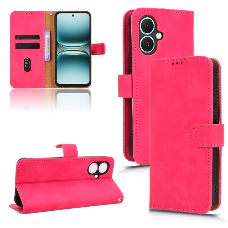 Skin Feel Magnetic Flip Leather Phone Case, For Tecno Camon Slim 4G, For Tecno Pova 8 5G, For Tecno Spark 50 5G, For Tecno Pova Curve 2 5G, For Tecno Camon 50 Pro 4G, For Tecno Camon 50 4G, For Tenco Spark Go 3, For Tecno Spark Slim 5G                 ...