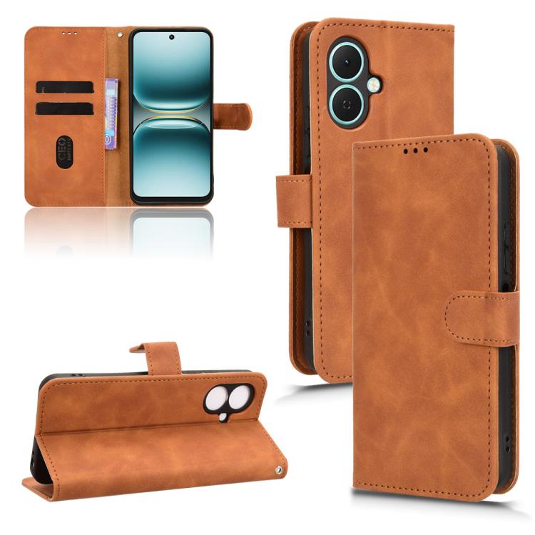 Skin Feel Magnetic Flip Leather Phone Case, For Tecno Spark Slim 5G, For Tecno Pova 7 Pro 5G, For Tecno Pova 7 5G, For Tecno Spark 40 Pro+, For Tecno Spark 40 Pro 4G, For Tecno Spark 40 4G, For Tecno Pova 7 Ultra 5G, For Tecno Spark Go 2 4G            ...