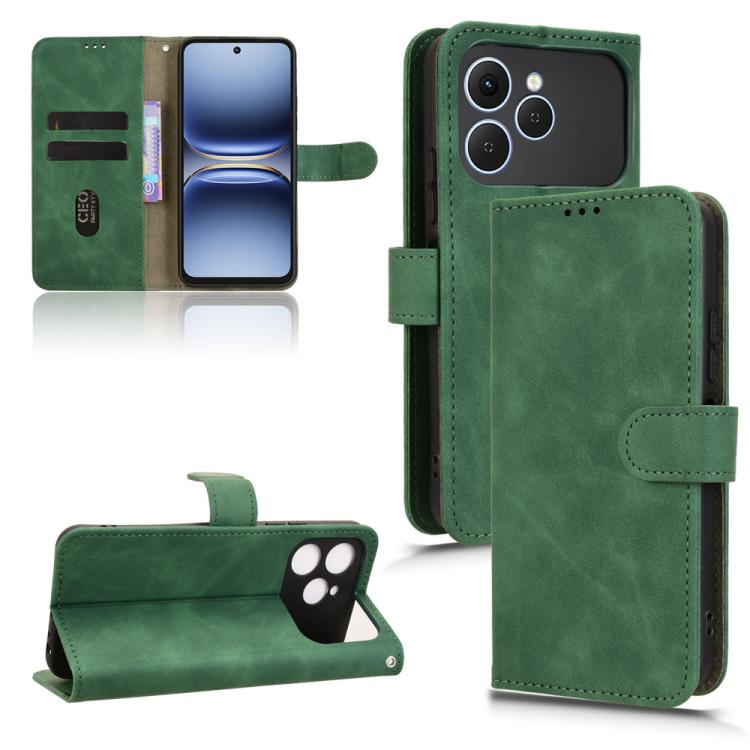 Skin Feel Magnetic Flip Leather Phone Case, For Tecno Camon Slim 4G, For Tecno Pova 8 5G, For Tecno Spark 50 5G, For Tecno Pova Curve 2 5G, For Tecno Camon 50 Pro 4G, For Tecno Camon 50 4G, For Tenco Spark Go 3, For Tecno Spark Slim 5G                 ...