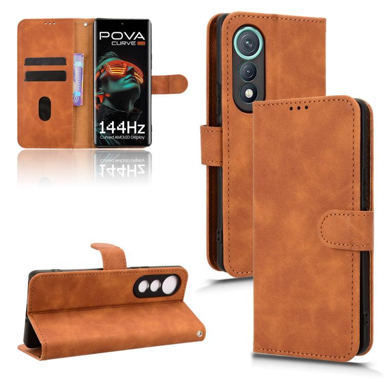 Skin Feel Magnetic Flip Leather Phone Case, For Tecno Spark Slim 5G, For Tecno Pova 7 Pro 5G, For Tecno Pova 7 5G, For Tecno Spark 40 Pro+, For Tecno Spark 40 Pro 4G, For Tecno Spark 40 4G, For Tecno Pova 7 Ultra 5G, For Tecno Spark Go 2 4G            ...