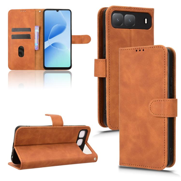 Skin Feel Magnetic Flip Leather Phone Case, For Tecno Spark Go 2025 / Spark Go 1, For Tecno Pop 9, For Tecno Spark Go 5G, For Tecno Camon 30S Pro, For Tecno Pova 6 Neo, For Tecno Camon 30 4G, For Tecno Spark 20 Pro, For Tecno Spark 20, For Tecno Pop 8 ...