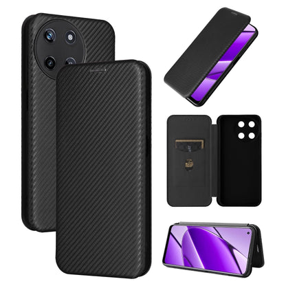 Carbon Fiber Texture Flip Leather Phone Case, For Realme 11 4G Global, For Realme GT5 5G, For Realme 11 5G / 11x, For Realme C53 4G / Narzo N53 4G, For Realme 11 5G, For Realme 11 Pro / 11 Pro+