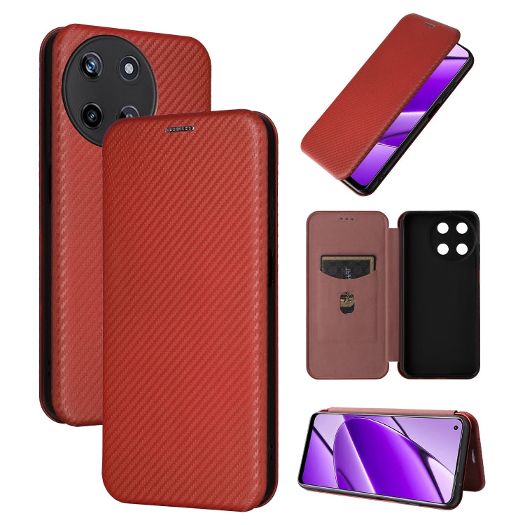 Carbon Fiber Texture Flip Leather Phone Case, For Realme 11 4G Global, For Realme GT5 5G, For Realme 11 5G / 11x, For Realme C53 4G / Narzo N53 4G, For Realme 11 5G, For Realme 11 Pro / 11 Pro+