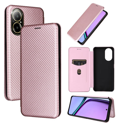 Carbon Fiber Texture Flip Leather Phone Case, For Realme Note 80 4G, For Realme 16 5G, For Realme 16 Pro+ 5G, For Realme 15x 5G India / C85 5G, For Realme C85 Pro 4G, For Realme 15T 5G, For Realme 15 5G / Realme 15 Pro 5G, For Realme GT 7 Global       ...