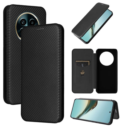 Carbon Fiber Texture Flip Leather Phone Case, For Realme Note 80 4G, For Realme 16 5G, For Realme 16 Pro+ 5G, For Realme 15x 5G India / C85 5G, For Realme C85 Pro 4G, For Realme 15T 5G, For Realme 15 5G / Realme 15 Pro 5G, For Realme GT 7 Global       ...