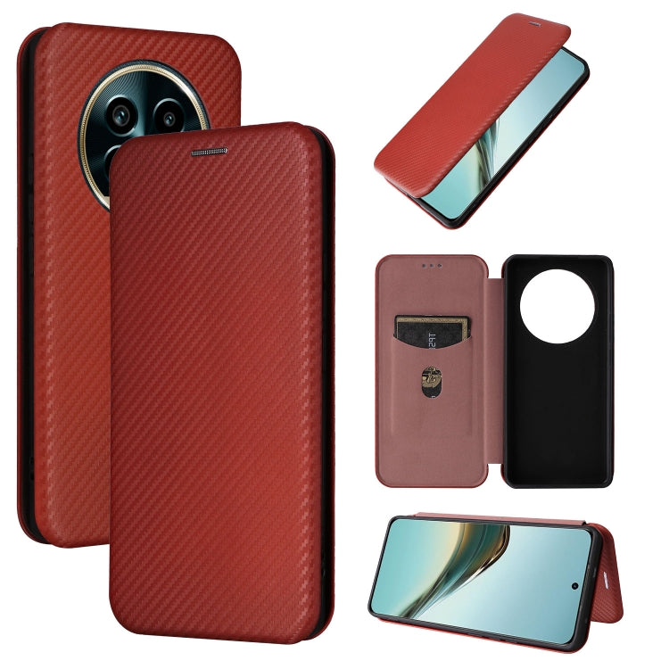 Carbon Fiber Texture Flip Leather Phone Case, For Realme Note 80 4G, For Realme 16 5G, For Realme 16 Pro+ 5G, For Realme 15x 5G India / C85 5G, For Realme C85 Pro 4G, For Realme 15T 5G, For Realme 15 5G / Realme 15 Pro 5G, For Realme GT 7 Global       ...
