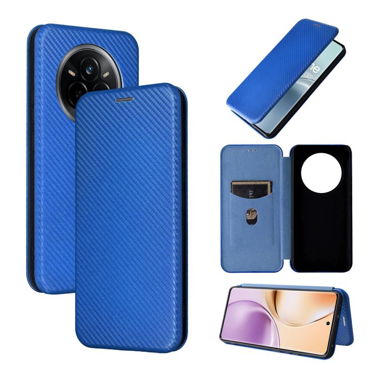 Carbon Fiber Texture Flip Leather Phone Case, For Realme Note 80 4G, For Realme 16 5G, For Realme 16 Pro+ 5G, For Realme 15x 5G India / C85 5G, For Realme C85 Pro 4G, For Realme 15T 5G, For Realme 15 5G / Realme 15 Pro 5G, For Realme GT 7 Global       ...