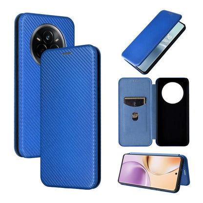 Carbon Fiber Texture Flip Leather Phone Case, For Realme Note 80 4G, For Realme 16 5G, For Realme 16 Pro+ 5G, For Realme 15x 5G India / C85 5G, For Realme C85 Pro 4G, For Realme 15T 5G, For Realme 15 5G / Realme 15 Pro 5G, For Realme GT 7 Global       ...