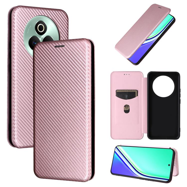 Carbon Fiber Texture Flip Leather Phone Case, For Realme Note 80 4G, For Realme 16 5G, For Realme 16 Pro+ 5G, For Realme 15x 5G India / C85 5G, For Realme C85 Pro 4G, For Realme 15T 5G, For Realme 15 5G / Realme 15 Pro 5G, For Realme GT 7 Global       ...