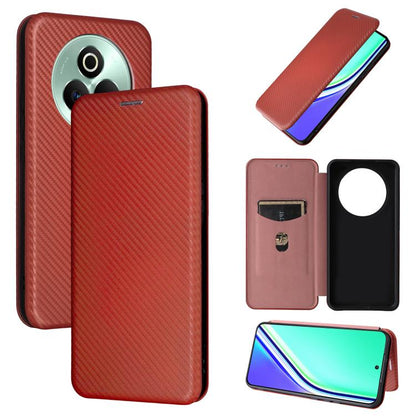 Carbon Fiber Texture Flip Leather Phone Case, For Realme Note 80 4G, For Realme 16 5G, For Realme 16 Pro+ 5G, For Realme 15x 5G India / C85 5G, For Realme C85 Pro 4G, For Realme 15T 5G, For Realme 15 5G / Realme 15 Pro 5G, For Realme GT 7 Global       ...