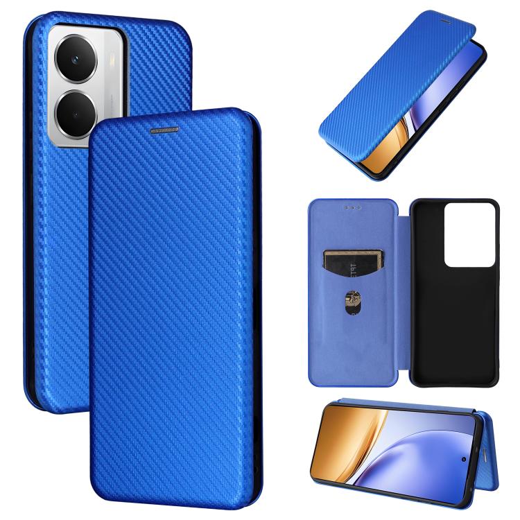 Carbon Fiber Texture Flip Leather Phone Case, For Realme Note 80 4G, For Realme 16 5G, For Realme 16 Pro+ 5G, For Realme 15x 5G India / C85 5G, For Realme C85 Pro 4G, For Realme 15T 5G, For Realme 15 5G / Realme 15 Pro 5G, For Realme GT 7 Global       ...